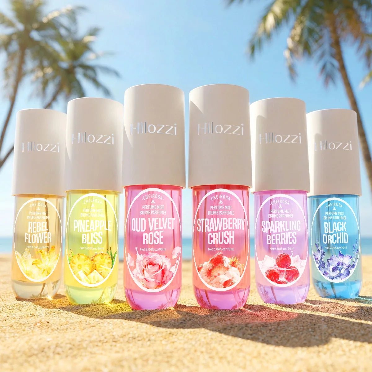 Body fragrance sprays