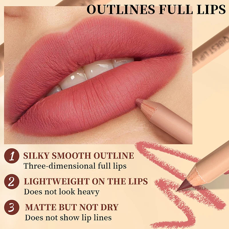 12 piece matte lipliner set