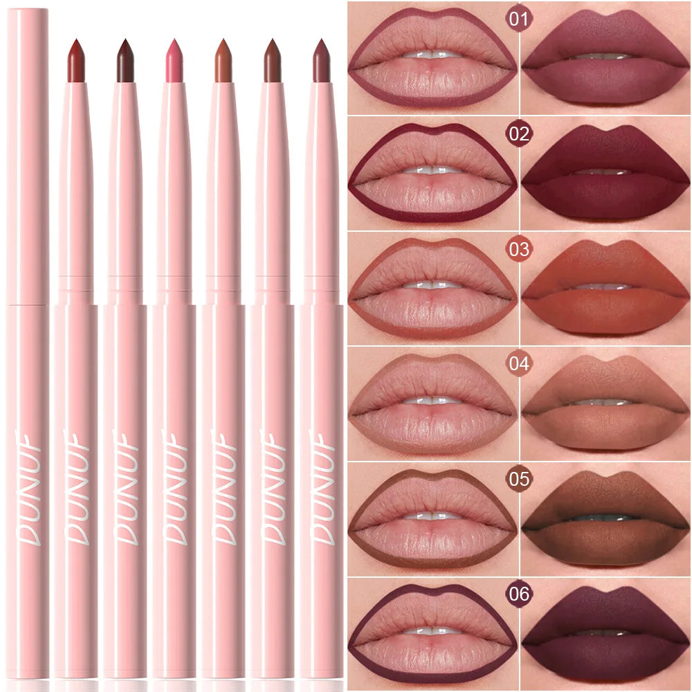 6pcs Matte Lip Liner Set