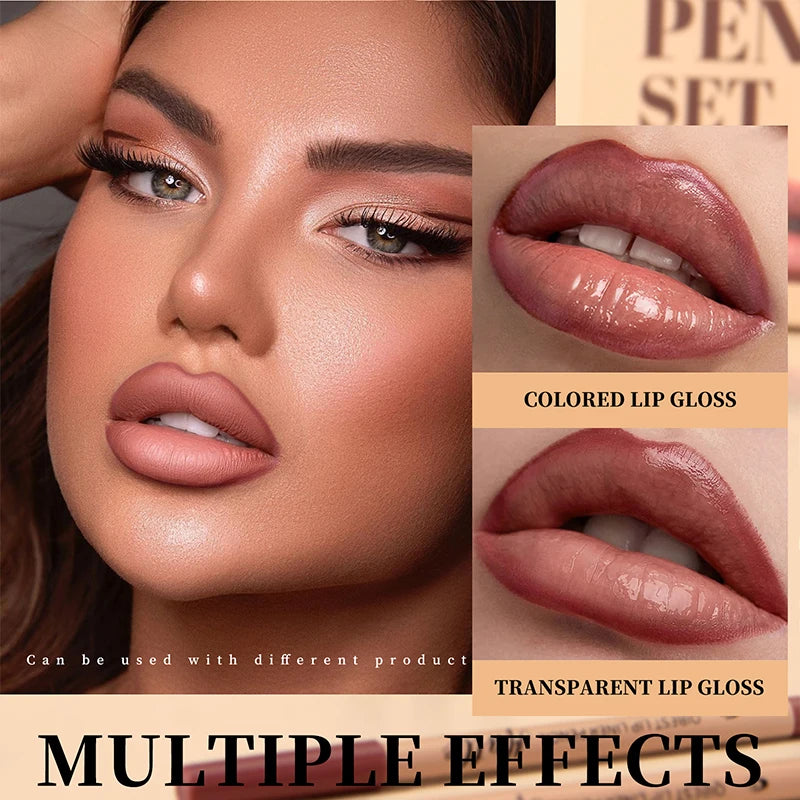 12 piece matte lipliner set